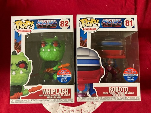 2021 FUNKON OFFICIAL TOY TOKYO FUNKO POP MOTU ROBOTO #81 WHIPLASH #82 New