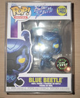 Funko Pop Movies Blue Beetle #1403 Blue Beetle Glow Chase W/ Protector