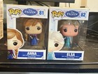 Funko Pop! Vinyl: Disney's Frozen Elsa #82 Figure and Anna #81 In Box Vaulted