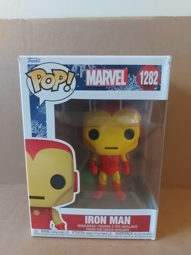 Funko POP Marvel: Holiday- Iron Man w/Bag - Funko #1282