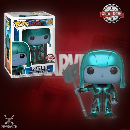 Funko POP! Captain Marvel Ronan # 448 - Special Edition Metallic - NEW