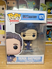 Funko POP! Television Greys Anatomy Derek Shepherd #1075 w/Pop Protector