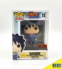 FUNKO POP NARUTO SHIPPUDEN SASUKE #72 HOT TOPIC PRE RELEASE - VAULTED NOT MINT