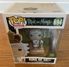 Big Funko Pops! Rick and Morty King of $#!+ # 694, 6 inches, With SOUND!