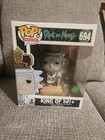 Funko Pop! Deluxe: Rick and Morty - King of S#!+ #694. Box Has Damage