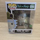 Funko Pop! Deluxe: Rick and Morty - King of S#!+ #694 with sound