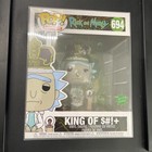 Funko Pop! Deluxe: Rick and Morty - King of S#!+ #694 (with Protector)