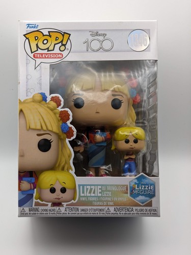 2023 Funko Pop! Disney 100 Lizzie McGuire with Monologue Lizzie #1346 FLAWED BOX