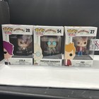 3 Funko Pops! Futurama Leela, Professor Farnsworth & Fry. Vinyl Figure Read Desc
