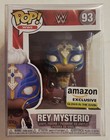 FUNKO POP WWE 93 REY MYSTERIO FIGURE with PROTECTOR AMAZON EXCLUSIVE GITD
