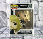 Funko Pop Rocks Metallic James Hetfield #57 With Protector (CREASED)