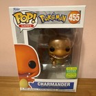 Funko Pop Games Pokemon Charmander Metallic #455 SDCC 2022 SUMMER EXCLUSIVE READ
