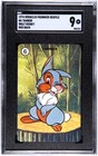 1974 Thumper Disney Trading Card Bambi Desfile Cartoon SGC 9 Pop 1 Highest!