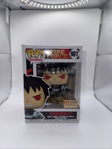 Funko Pop! Fire Force Shinra With Fire #981 GITD Boxlunch Exclusive