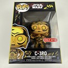 Funko Pop! Vinyl: Star Wars - C-3PO - Target Exclusive #454 w/ Protector - Retro