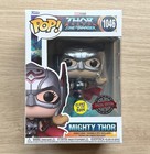 Funko Pop Marvel Thor Love & Thunder Mighty Thor GITD #1046 + Free Protector
