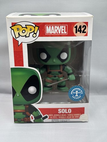 Funko POP #142 Solo (Deadpool) Marvel - Exclusive Vaulted. 3458