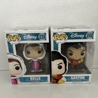 Funko POP! Disney Beauty and The Beast Gaston #240 & Belle #238 with protector