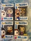 Funko Disney Pop! Vinyl Belle 238 Gaston 240 The Beast 239 Belle 241 HT Exc.