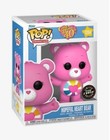 Funko POP Animation: Care Bears 40th Wish Bear #1207 Rare Flocked Chase Edition
