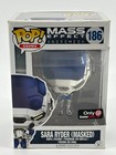 Funko Pop! Mass Effect Sara Ryder Masked #186 GameStop Exclusive Vinyl Shelfwear