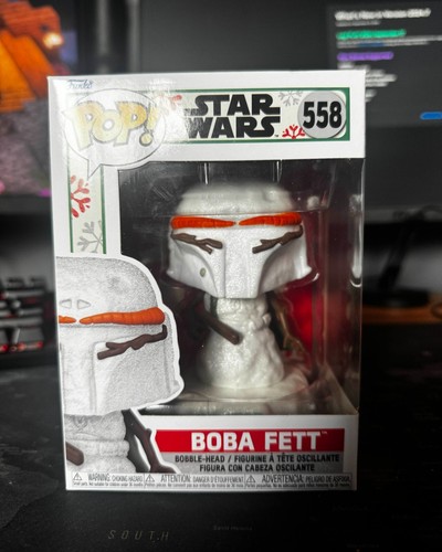FUNKO POP! VINYL - STAR WARS - BOBA FETT SNOWMAN #558