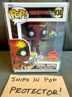 Funko Pop! PAINTBALL DEADPOOL #930 GameStop Excl! NM Box! In 0.5mm PROTECTOR!