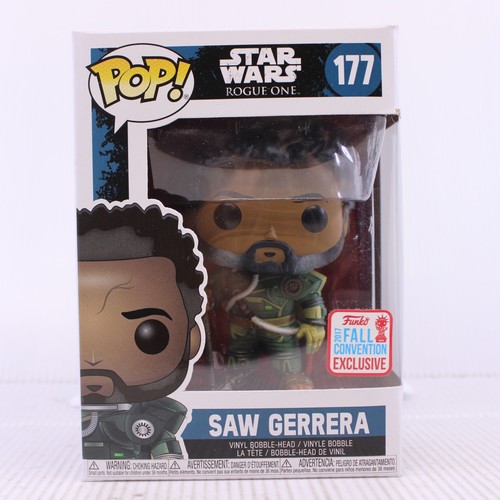 E5 Funko Pop Star Wars SAW GERRERA NYCC Fall Con Exclusive Vinyl Figure 177
