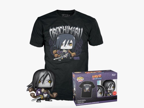 Funko POP! & Tee: Size 2xL Naruto Orochimaru (#729) Game Stop Exclusive Sealed
