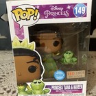 Funko Pop! Disney Princess Tiana and Naveen #149 Box Lunch Exclusive New Glitter