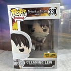 NIB Funko Pop! Animation Attack On Titan: Cleaning Levi #239 Hot Topic Exclusive