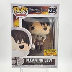 Cleaning Levi #239 Funko Pop - Attack on Titan Hot Topic Exc