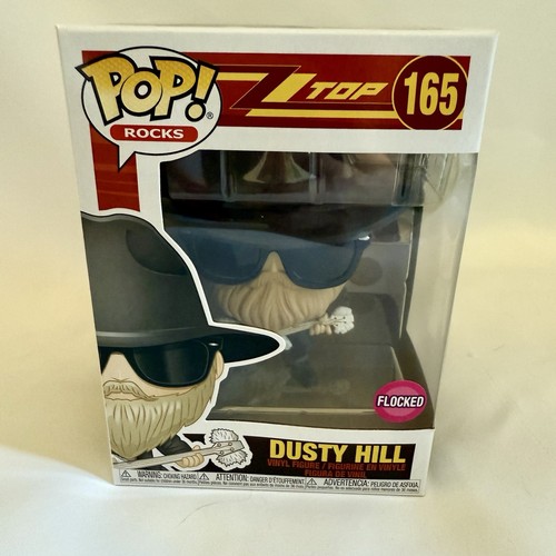 Funko POP! Rocks Dusty Hill #165 Flocked ZZ Top Vinyl Figure