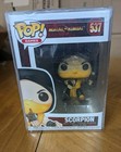 Funko Pop Mortal Kombat Scorpion #537 W/Plastic Case Protector