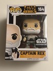 Funko Pop Star Wars Rebels Smugglers Bounty Captain Rex Vinyl Figure #164 +case