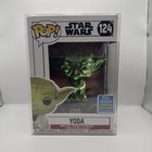 Disney Funko POP! Gold Yoda Star Wars 2019 Galactic Convention RARE #124