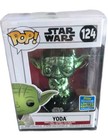 Disney Funko POP! Gold Yoda Star Wars 2019 Galactic Convention RARE #124