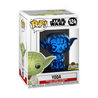Funko POP! Chrome Yoda Blue #124 Star Wars Celebration Exclusive Vinyl Figure