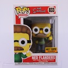 G8 Funko Pop TV NED FLANDERS Simpsons Hot Topic Exclusive Vinyl Figure 833