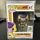 SDCC 2015 Funko Pop! DragonBall Golden Frieza Red Eyes #47 Exclusive + Hard Case