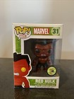 2013 SDCC EXCL. Funko Pop! Marvel: Red Hulk Metallic #31 LE 1/480 *NO RESERVE*