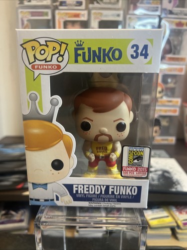 Funko Pop Freddy Funko As Hulk Hogan #34 San Diego Comic Con 2015 SDCC Exclusive