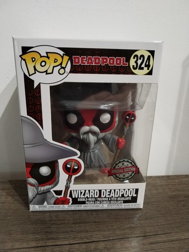 Funko Pop Marvel - Wizard Deadpool #324 - Special Edition