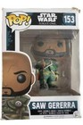 Funko Pop Star Wars Rogue One Saw Gerrera Vinyl Bobble Head #153 Pre-Owned