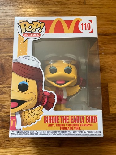 NEW NIB Funko Pop! Ad Icons Vinyl Figure McDonald's Birdie the Early Bird #110