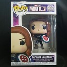 Funko Pop Marvel What If...? # 968 Captain Carter Vinyl Bobble-head + Protector