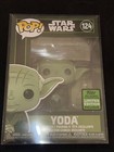 Star Wars Funko POP 124 ECCC 2021 Limited Edition Yoda Spring Convention in Hand