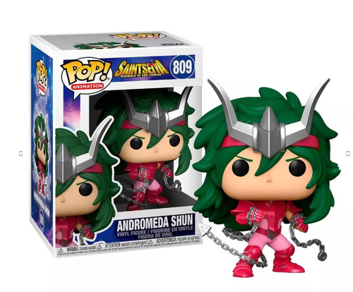 Brand New Funko Saint Seiya Knights of the Zodiac Andromeda Shun 809 Pop Figure
