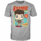 Seinfeld Kramer Thirsty Pretzels Comedy TV Funko Pop T-Shirt Adult Size Small