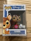 Funko Pop! Disney Bambi on Ice #351 Flocked With Soft Protective Case